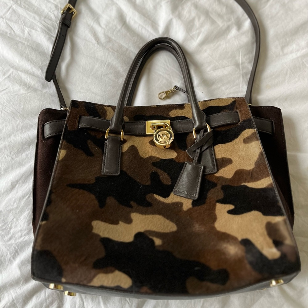 Michael Kors Camo Calf Hair purse